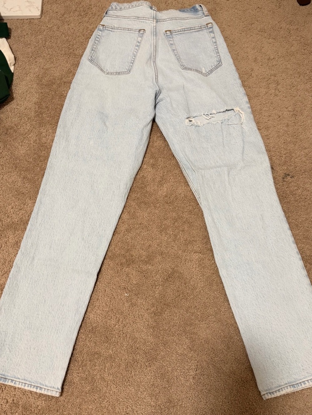 Abercrombie & Fitch Light Wash Straight Leg Jeans